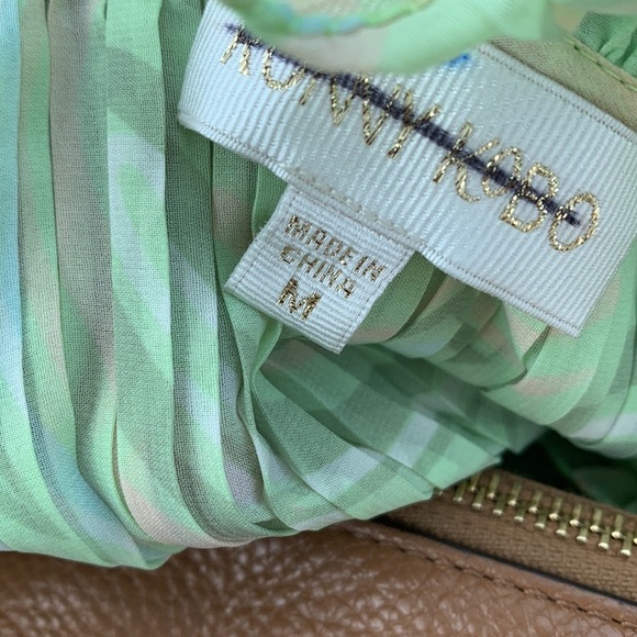 ronny kobo sanabelle  top in sage multi swirl print m new with tags - Picture 5 of 5